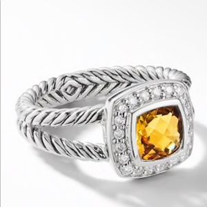 David Yurman Petite Albion Ring in Citrine